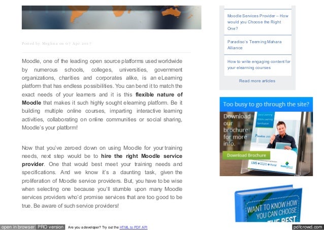 Moodle 2.0 E-learning Course Development Pdf
